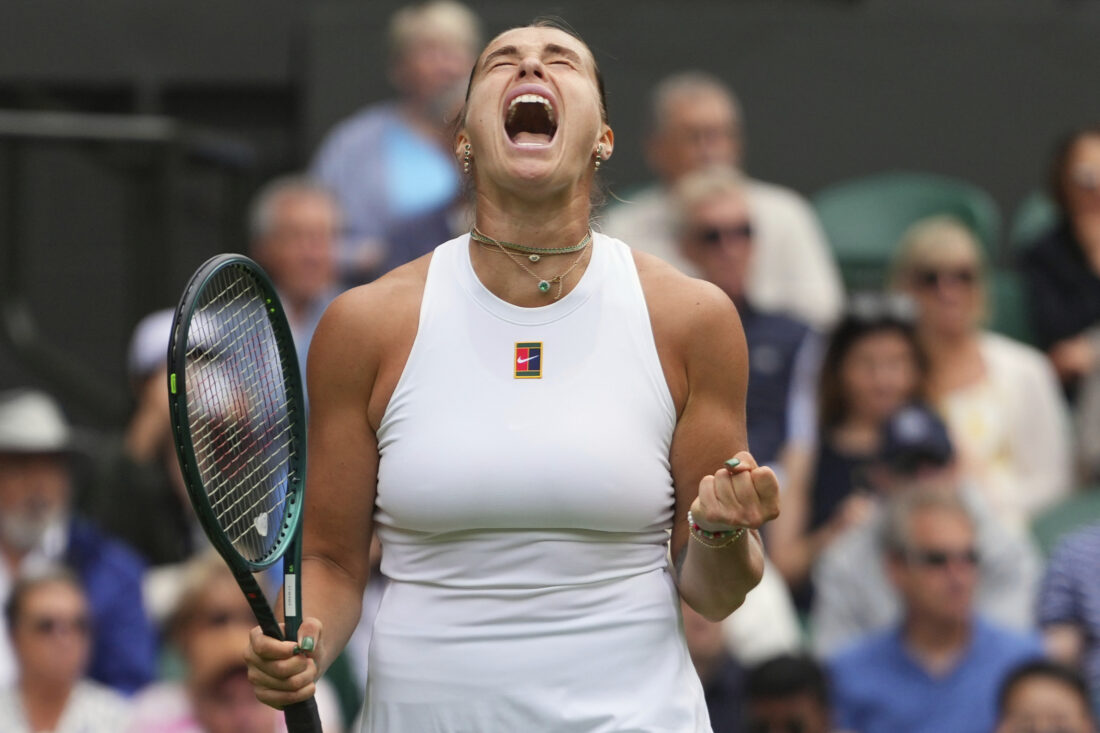 Top-ranked Aryna Sabalenka survives challenge at Wimbledon | News, Sports, Jobs - Altoona Mirror